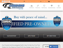 Tablet Screenshot of gordonsautosales.com
